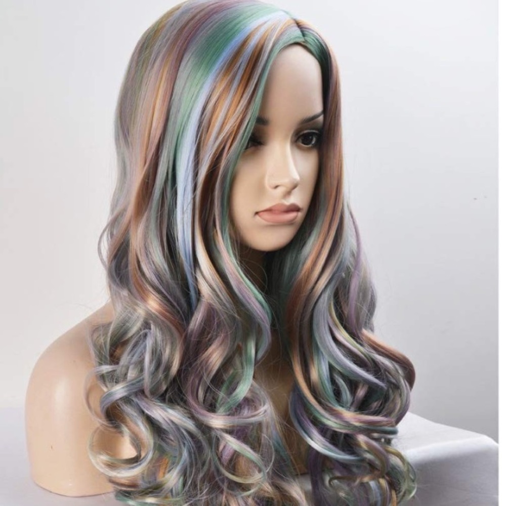 ✨Kris Multi color Cosplay full cap wig *NWT*✨ - Picture 3 of 6